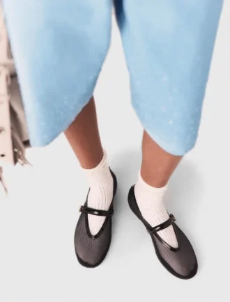 Ballerines en maille