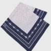 Bandana en soie imprimée 60 x 60 Bandana en soie imprimée 60 x 60