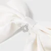 Barrette à nœud effet satiné Barrette à nœud effet satiné