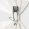 Barrette à nœud effet satiné Barrette à nœud effet satiné