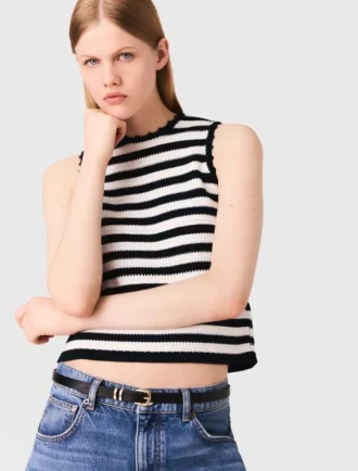 Ceinture fine à boucle carrée