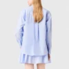 Blouse longue en popeline