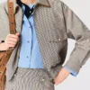 Blouson aviateur à carreaux Blouson aviateur à carreaux