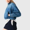 Blouson aviateur en denim