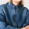 Blouson aviateur en denim