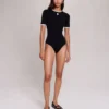 Body en maille ajourée