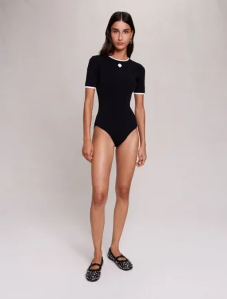 Body en maille ajourée