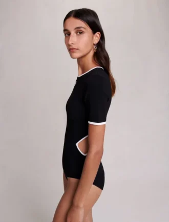 Body en maille ajourée