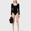 Body en velours avec détails corset Body en velours avec détails corset