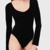 Body en velours avec détails corset Body en velours avec détails corset