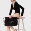 Body en velours avec détails corset Body en velours avec détails corset