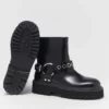 Bottes de motard en cuir