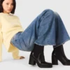 Bottines Chelsea en cuir à talons Bottines Chelsea en cuir à talons