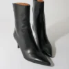 Bottines en cuir