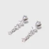 Boucles d’oreilles cœur en strass Boucles d’oreilles cœur en strass