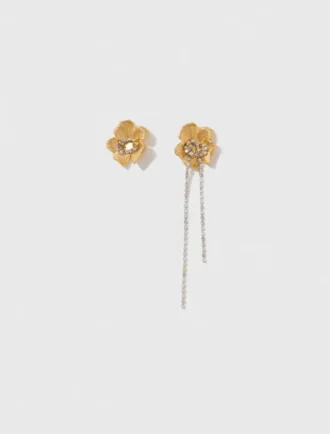 Boucles d&rsquo;oreilles en forme de fleur