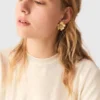 Boucles d&rsquo;oreilles en forme de fleur