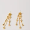 Boucles d’oreilles en laiton recyclé plaqué or Boucles d’oreilles en laiton recyclé plaqué or