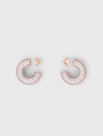 Boucles d&rsquo;oreilles en strass