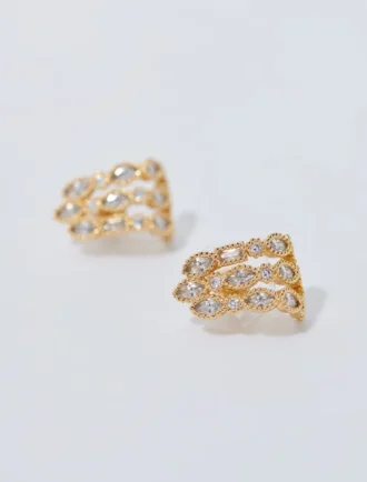 Boucles d&rsquo;oreilles en strass