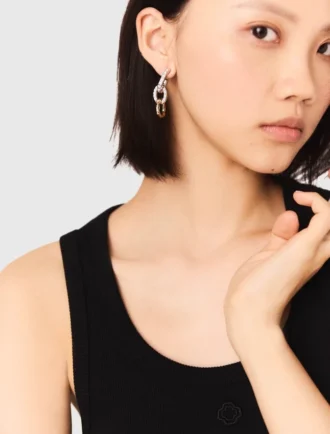 Boucles d&rsquo;oreilles à maillons
