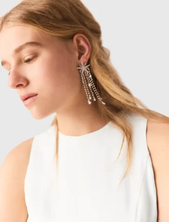 Boucles d&rsquo;oreilles étoiles strass