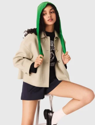 Capuche imperméable à nouer