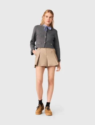 Cardigan avec cravate amovible