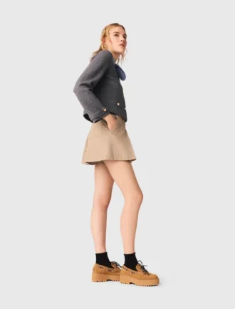 Cardigan avec cravate amovible