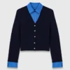 Cardigan avec détails amovibles