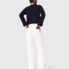 Cardigan à col brodé