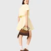 Cardigan court en maille fantaisie