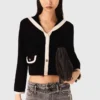 Cardigan effet velours Cardigan effet velours