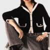 Cardigan effet velours Cardigan effet velours