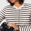 Cardigan en laine à paillettes