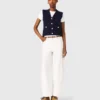 Cardigan en maille polo