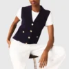 Cardigan en maille polo