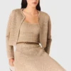 Cardigan en maille à strass