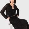 Cardigan en maille à strass Cardigan en maille à strass