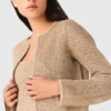 Cardigan en maille à strass