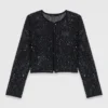 Cardigan en maille à strass Cardigan en maille à strass