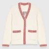 Cardigan long brodé