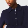 Cardigan polo avec bordures amovibles