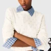 Cardigan à strass sur le devant Cardigan à strass sur le devant