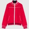Cardigan zippé à taille élastiquée
