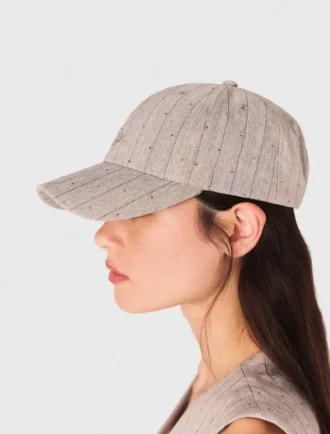 Casquette en coton imprimé
