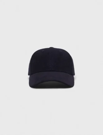 Casquette en velours côtelé