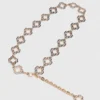 Ceinture à chaîne Clover bicolore