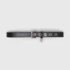 Ceinture en cuir avec boucle Miss M Ceinture en cuir avec boucle Miss M