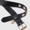 Ceinture en cuir avec boucle Miss M Ceinture en cuir avec boucle Miss M